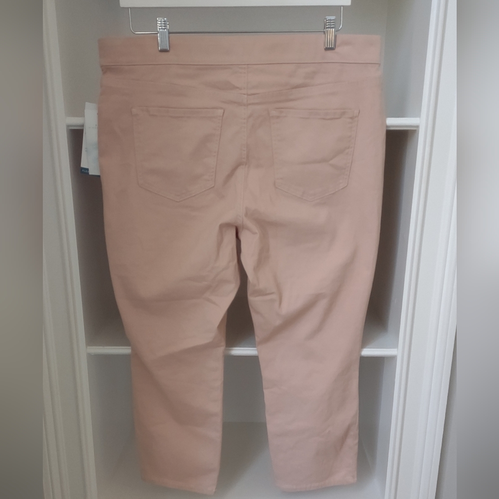 Capri Pants Belk New directions May pink Pull On 14 - Picture 8 of 9